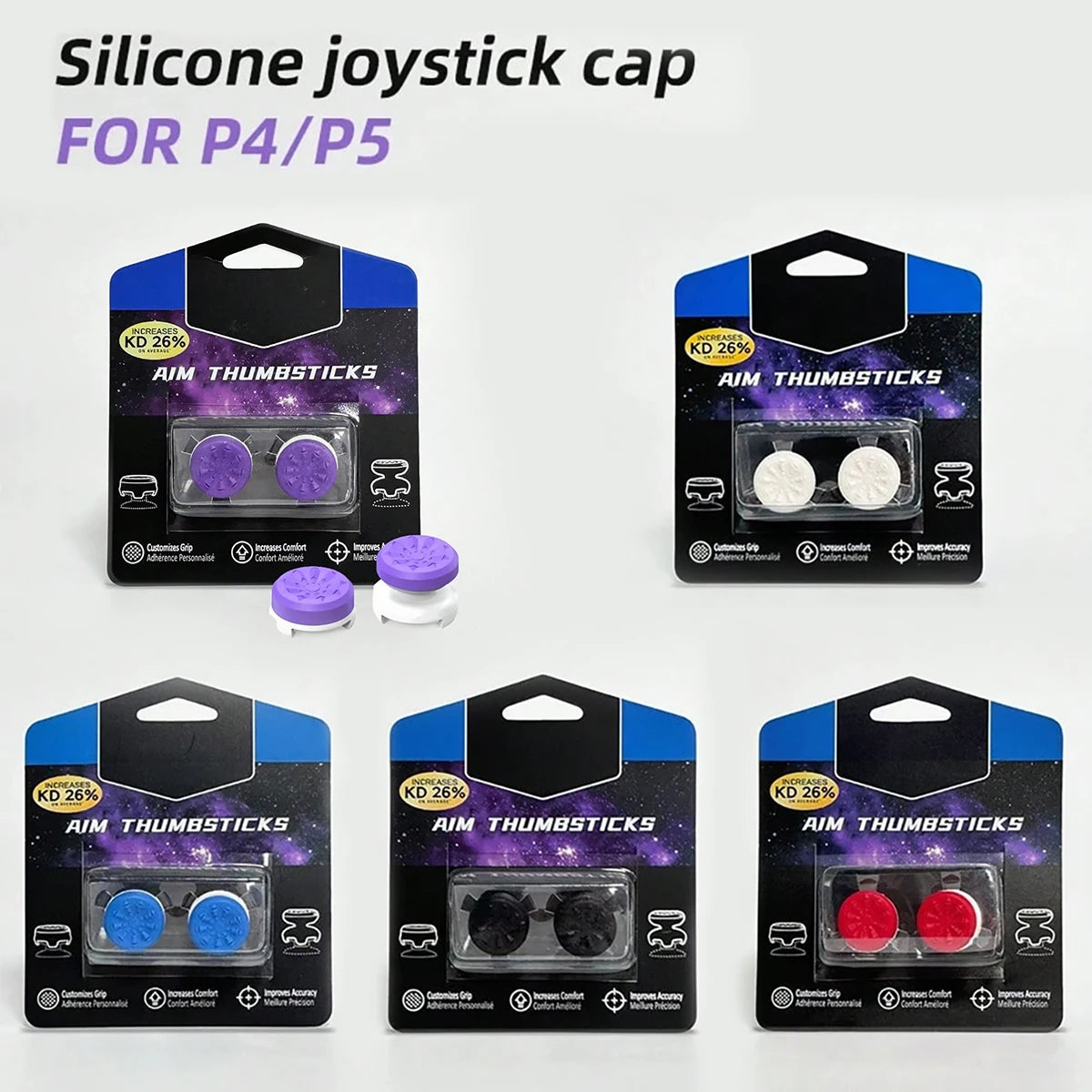 Joystick Gripp haute performance pour joystick PS4 PS5 Galaxy